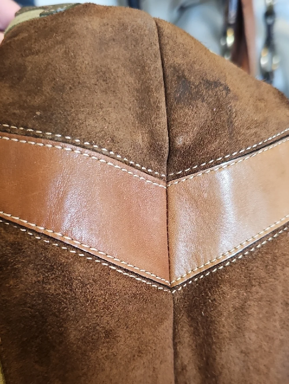 RARE Vintage 2006 Coach Limited Edition "Poppy for Peace" Suede Tote 9259 - EUC - Picture 15 of 15